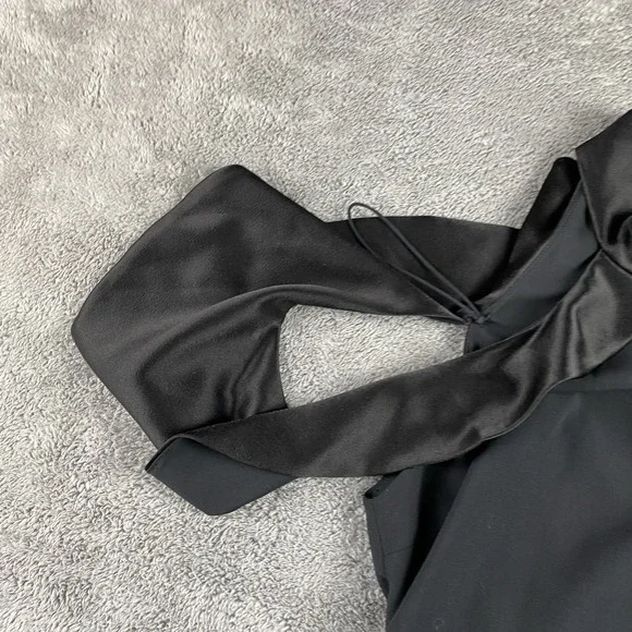 Alice + Olivia Flare Dress Womens 2 Black - Picture 4 of 16